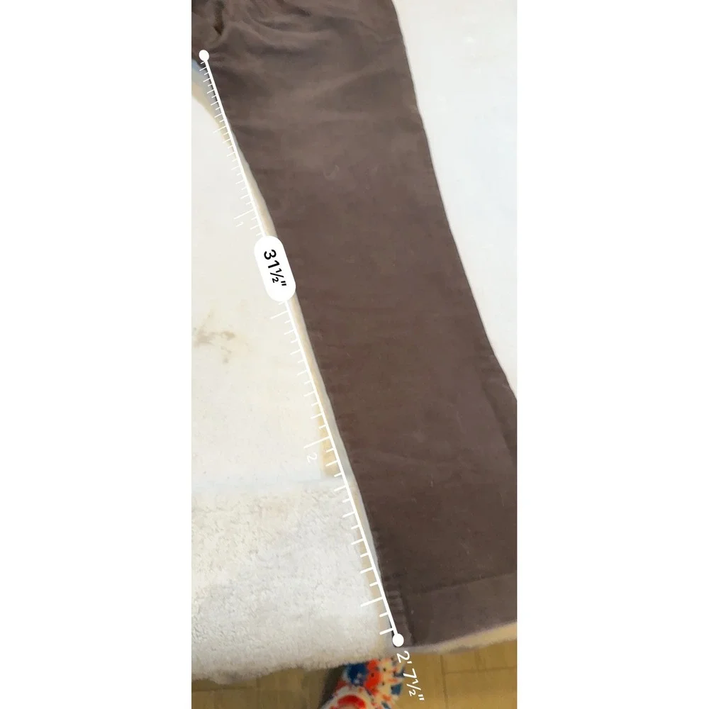 Polo Ralph‎ Lauren Mens Brown Corduroy Pants Straight Leg 36x32 Cotton Chinos